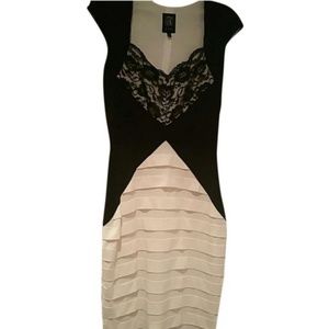 Black and White Night Out Dress